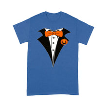 Load image into Gallery viewer, happy halloween tie with pumpkin - Standard T-Shirt