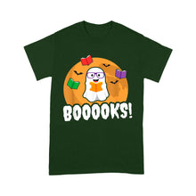 Load image into Gallery viewer, Booooks Ghost T Shirt Boo Read Books Library - Standard T-Shirt