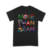 Load image into Gallery viewer, Standard T-Shirt - Marvel Avengers More Than A Fan Word Stack