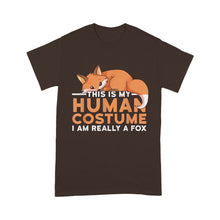 Load image into Gallery viewer, This Is My Human Costume I&#39;m Really A Fox Halloween - Standard T-Shirt