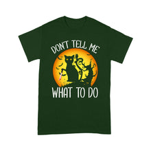 Load image into Gallery viewer, Cat Don&#39;t Tell Me What To Do Knife Halloween Costume - Standard T-Shirt