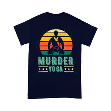 Load image into Gallery viewer, Jiu Jitsu Murder Yoga Vintage Sunset - Standard T-Shirt