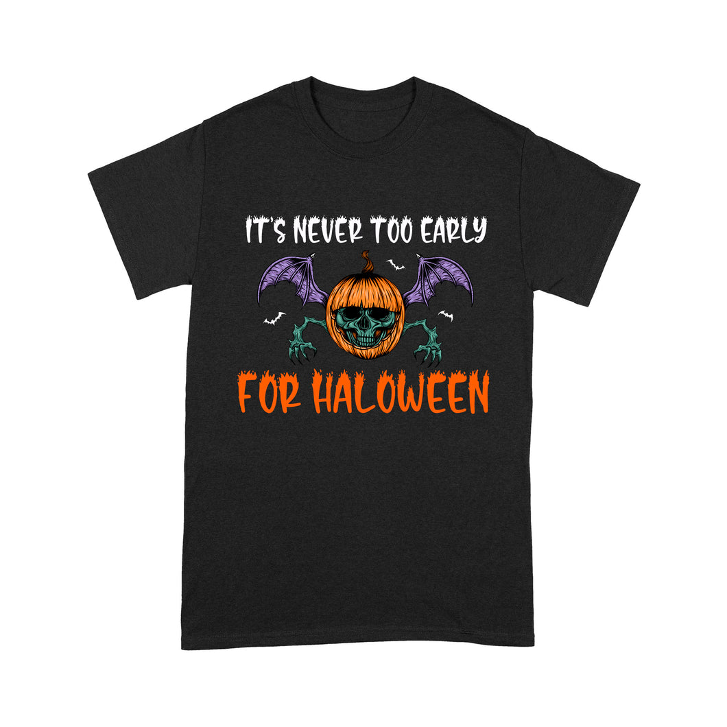 skull pumpkin halloween - Standard T-Shirt