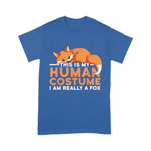 Load image into Gallery viewer, This Is My Human Costume I&#39;m Really A Fox Halloween - Standard T-Shirt