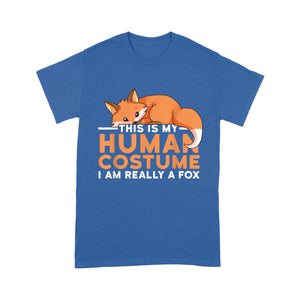 This Is My Human Costume I'm Really A Fox Halloween - Standard T-Shirt