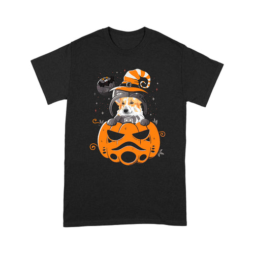 welsh corgi pumpkin halloween so cool - Standard T-Shirt