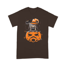 Load image into Gallery viewer, pug dog pumpkin halloween so cool - Standard T-Shirt