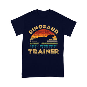 Vintage Dinosaur Trainer Halloween Costume Retro Sunset Dino - Standard T-Shirt