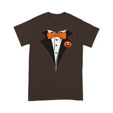 Load image into Gallery viewer, happy halloween tie with pumpkin - Standard T-Shirt