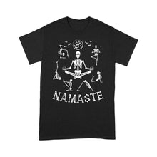 Load image into Gallery viewer, Namaste Yoga Halloween - Standard T-Shirt