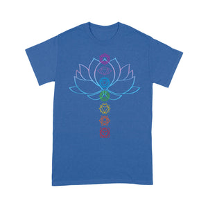 Spiritual Gift Zen Lotus Flower Chakras Aligned Yoga - Standard T-Shirt