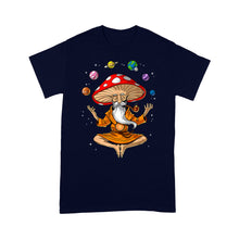 Load image into Gallery viewer, Mushroom Buddha Zen Yoga Meditation Psychedelic Hippie Fungi - Standard T-Shirt