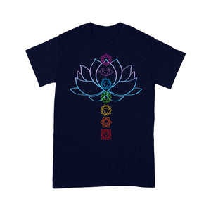 Spiritual Gift Zen Lotus Flower Chakras Aligned Yoga - Standard T-Shirt