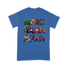 Load image into Gallery viewer, Standard T-Shirt - Marvel Avengers More Than A Fan Word Stack