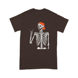 Rocker Skeleton Hand Rock On Costume Funny Halloween - Standard T-Shirt