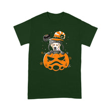 Load image into Gallery viewer, labrador pumpkin halloween so cool - Standard T-Shirt