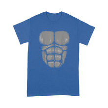 Load image into Gallery viewer, Halloween Funny Gorilla Monkey Belly Chest - Standard T-Shirt