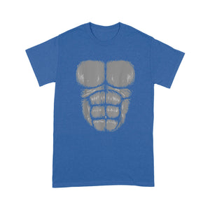 Halloween Funny Gorilla Monkey Belly Chest - Standard T-Shirt