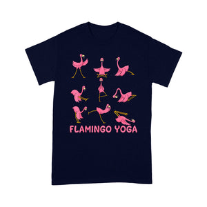 Flamingo Yoga Shirt Flamingo Yoga Pose Meditation. - Standard T-Shirt