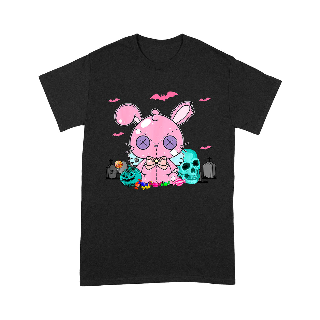 Kawaii Pastel Goth Creepy Rabbit Halloween Bunny - Standard T-Shirt