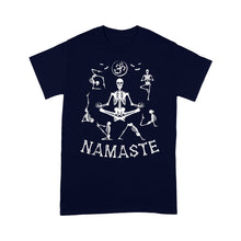 Load image into Gallery viewer, Namaste Yoga Halloween - Standard T-Shirt