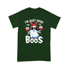 Load image into Gallery viewer, I&#39;m Just Here For The Boos Funny Halloween Ghost Cute - Standard T-Shirt