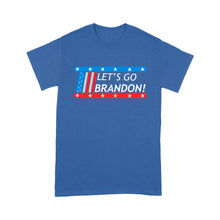 Load image into Gallery viewer, Standard T-Shirt - Let’s Go Brandon Conservative US Flag Women Men