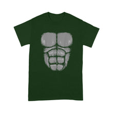 Load image into Gallery viewer, Halloween Funny Gorilla Monkey Belly Chest - Standard T-Shirt