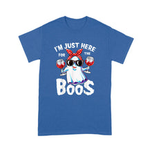 Load image into Gallery viewer, I&#39;m Just Here For The Boos Funny Halloween Ghost Cute - Standard T-Shirt