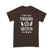 Load image into Gallery viewer, Thick Thighs Witch Vibes - Standard T-Shirt