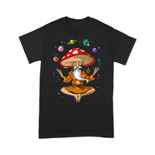 Load image into Gallery viewer, Mushroom Buddha Zen Yoga Meditation Psychedelic Hippie Fungi - Standard T-Shirt