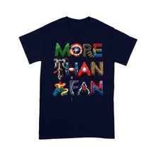 Load image into Gallery viewer, Standard T-Shirt - Marvel Avengers More Than A Fan Word Stack