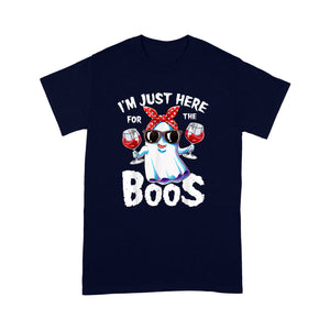 I'm Just Here For The Boos Funny Halloween Ghost Cute - Standard T-Shirt