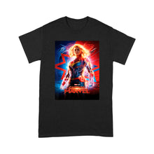 Load image into Gallery viewer, Standard T-Shirt - Marvel Captain Marvel Suited Up Poster