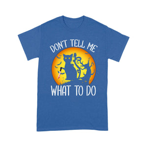 Cat Don't Tell Me What To Do Knife Halloween Costume - Standard T-Shirt