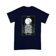 Load image into Gallery viewer, The Moon and Cat Tarot Card Occult Goth Halloween Gothic - Standard T-Shirt