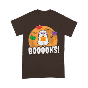 Booooks Ghost T Shirt Boo Read Books Library - Standard T-Shirt