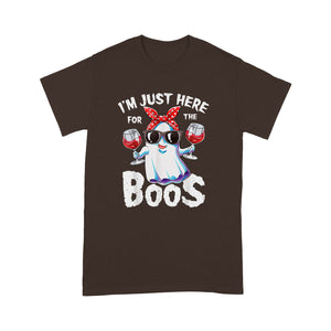 I'm Just Here For The Boos Funny Halloween Ghost Cute - Standard T-Shirt