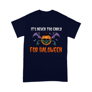 skull pumpkin halloween - Standard T-Shirt