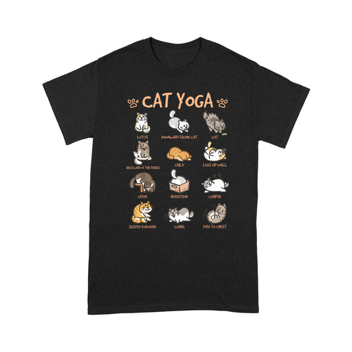 Cat Yoga Poses - Standard T-Shirt