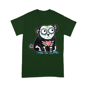 pug skeleton halloween cutes - Standard T-Shirt