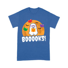 Load image into Gallery viewer, Booooks Ghost T Shirt Boo Read Books Library - Standard T-Shirt