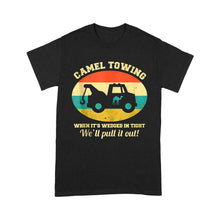 Load image into Gallery viewer, Camel Towing Retro Adult Humor Saying Funny Halloween - Standard T-Shirt