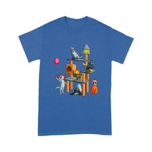 Load image into Gallery viewer, Cat Horror Movies Cute Halloween - Standard T-Shirt