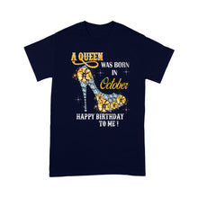 Load image into Gallery viewer, a queen was born october - Standard T-Shirt