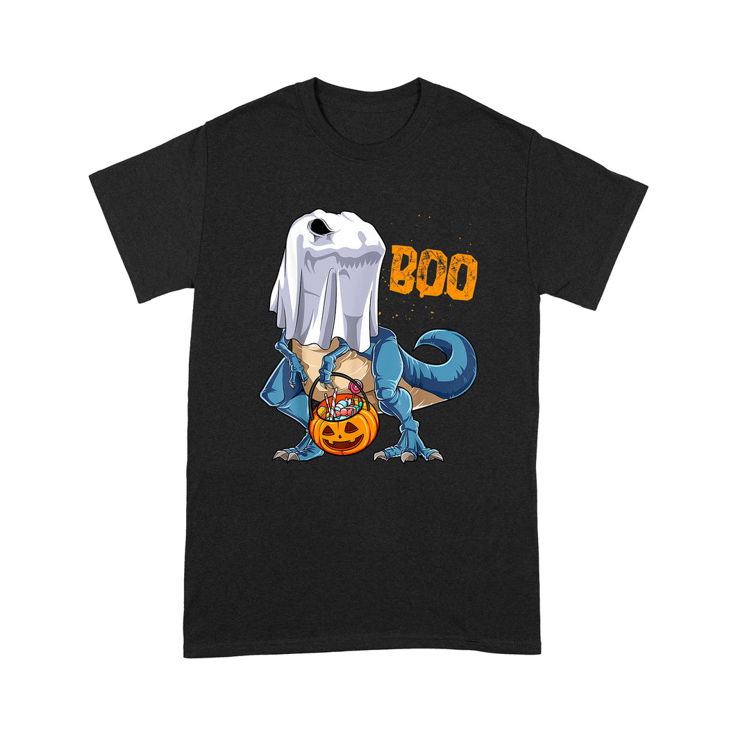 Ghost Dinosaur T rex Funny Boo Halloween - Standard T-Shirt